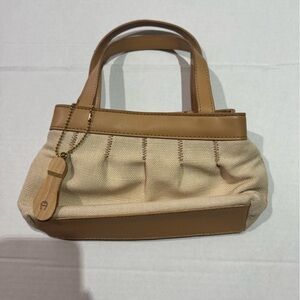 Etienne Aigner Beige and Tan Mini Bag